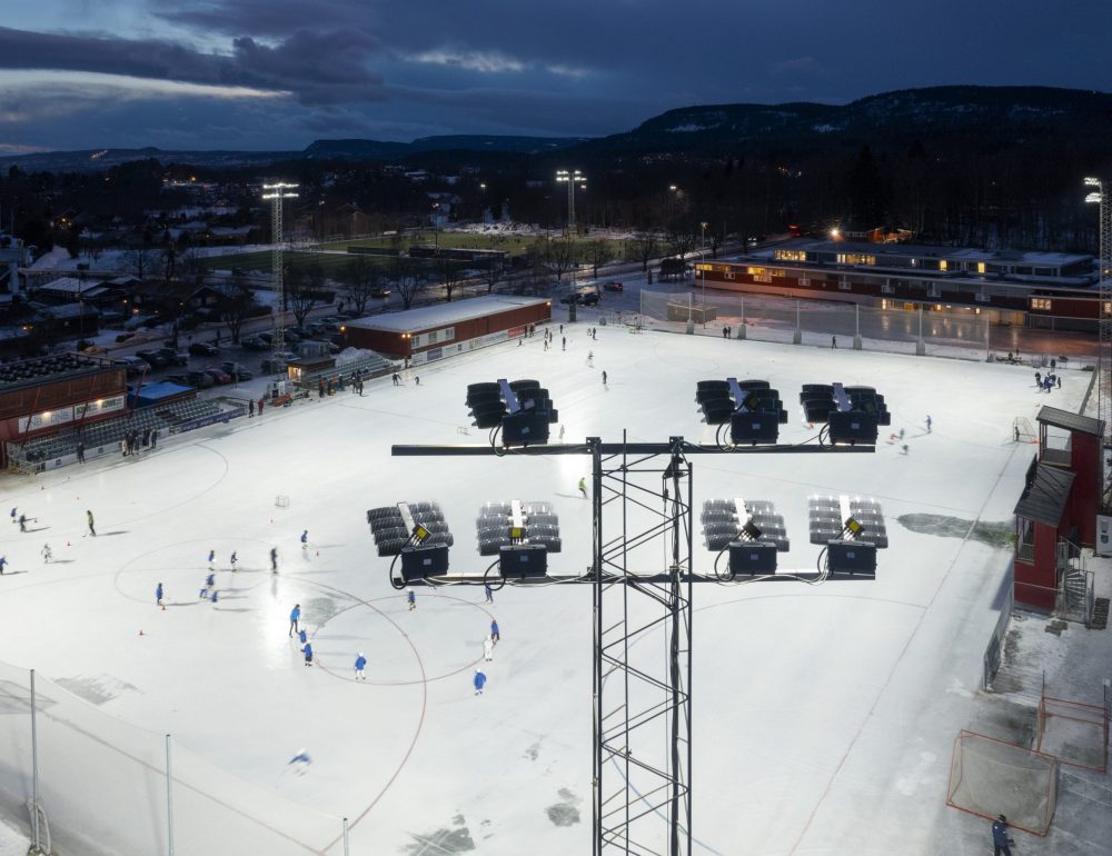 Bærum, Hoslebanen – idrettsbelysning – 20230209-040 Bærum, Hoslebanen - idrettsbelysning - 20230209-040